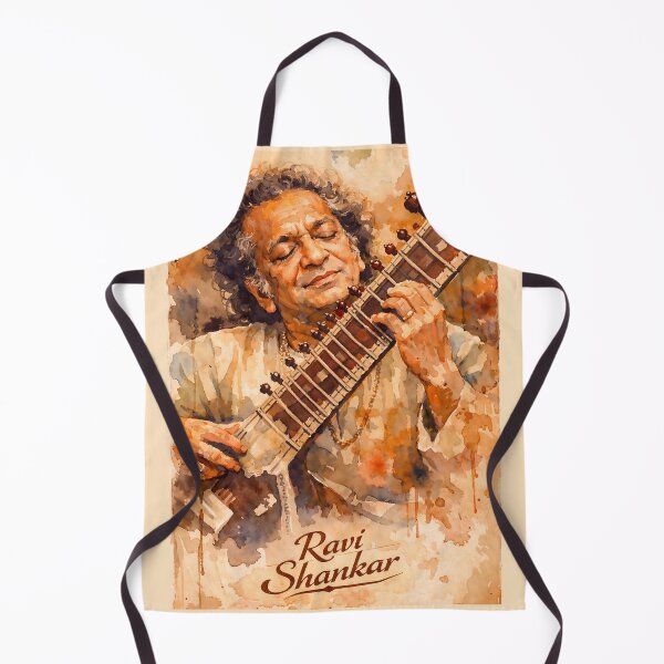 Item preview, Ravi Shankar tocando el sitar designed and sold by Sarcastic designs.