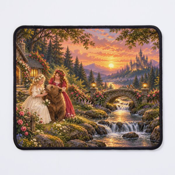 Item preview, Snow White and Rose Red designed and sold by _ARLUNA_.