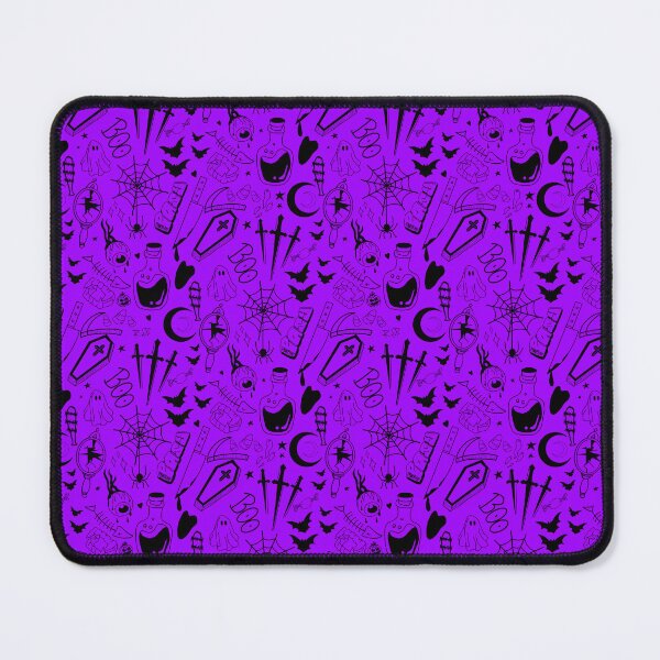 Item preview, Halloween repeating pattern purple designed and sold by EasyPrints337.