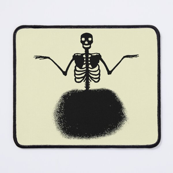 Item preview, Skeleton Rising from a Black Cloud, Spectropia Plate by J. H. Brown, 1863 (BLACK) designed and sold by Exhumed Archives.