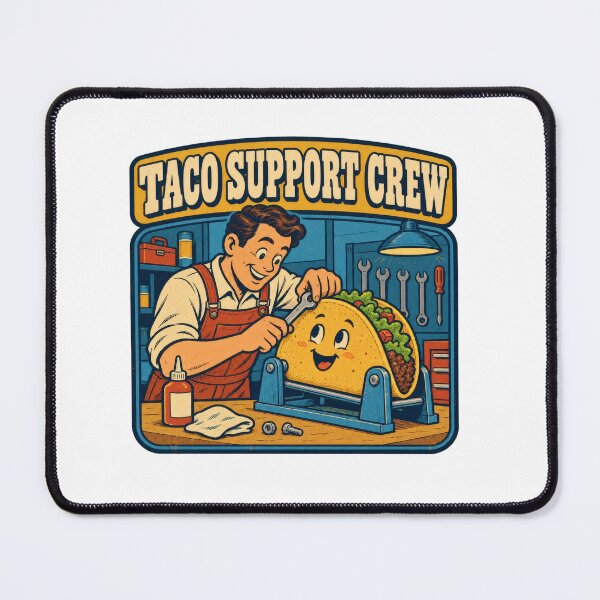 Item preview, Taco Crew at the Service Bench designed and sold by Pixdot.