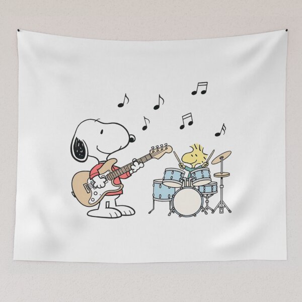 Item preview, Peanuts Snoopy And Woodstock Rock Band designed and sold by Sapphirajorie.