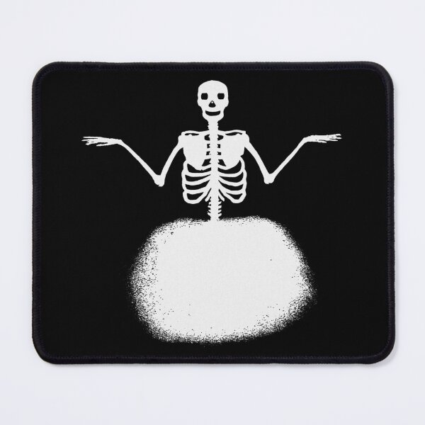 Item preview, Skeleton Rising from a Black Cloud, Spectropia Plate by J. H. Brown, 1863 (WHITE) designed and sold by Exhumed Archives.