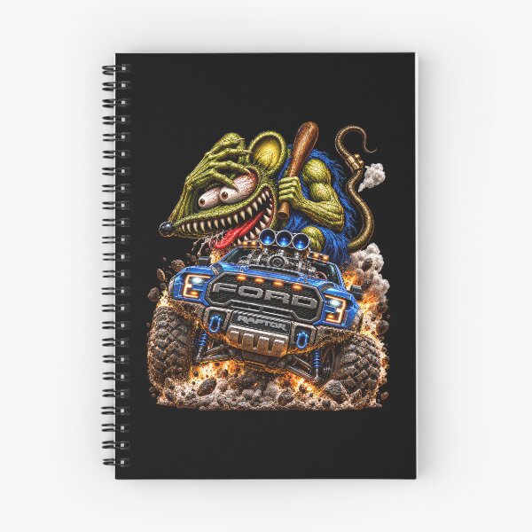 Item preview, Supercharged Blue Monster Truck – Wild Rat Monster Off-Road Adventure designed and sold by artistwill.