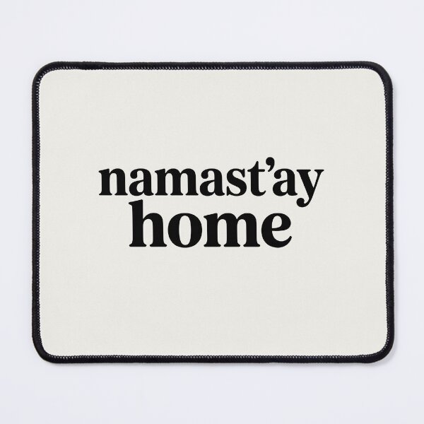 Item preview, Namast’ay Home – Funny Minimalist Yoga Quote designed and sold by Jollys-ArtShop.