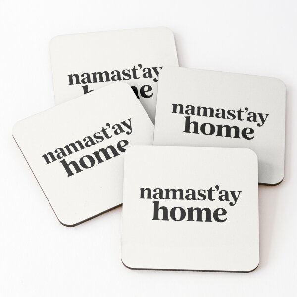 Item preview, Namast’ay Home – Funny Minimalist Yoga Quote designed and sold by Jollys-ArtShop.