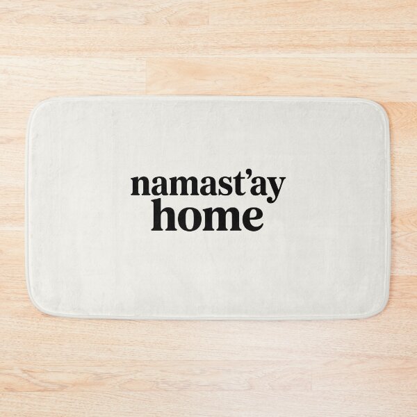 Item preview, Namast’ay Home – Funny Minimalist Yoga Quote designed and sold by Jollys-ArtShop.