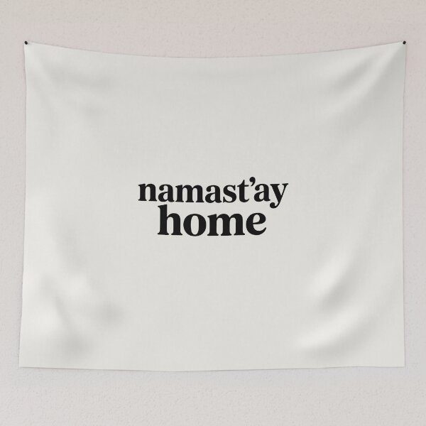 Item preview, Namast’ay Home – Funny Minimalist Yoga Quote designed and sold by Jollys-ArtShop.