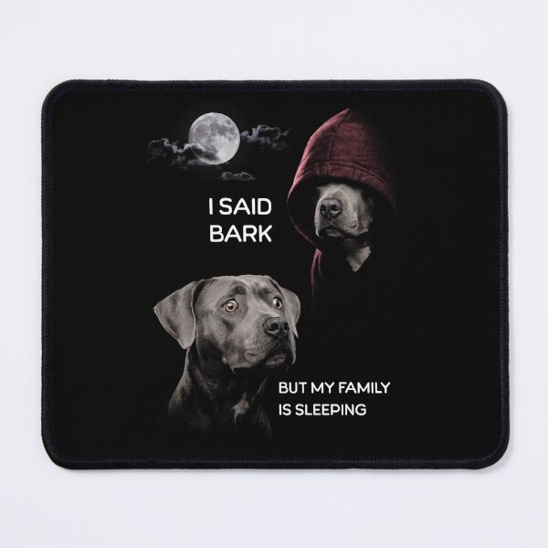 Item preview, Pitbull Barking Moon Dog Owner Funny Humor designed and sold by d247.