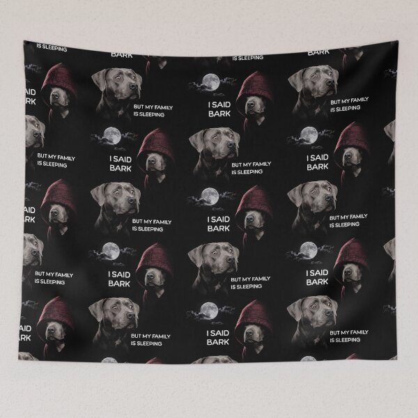 Item preview, Pitbull Barking Moon Dog Owner Funny Humor designed and sold by d247.