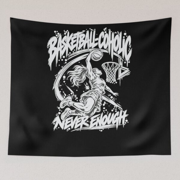 Item preview, Basketball-coholic  designed and sold by VisualWeight.