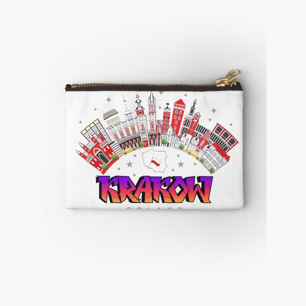 Item preview, Krakow Poland Historic City Skyline Travel Souvenir designed and sold by ArtsyExplorer.