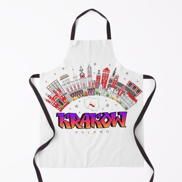 Item preview, Krakow Poland Historic City Skyline Travel Souvenir designed and sold by ArtsyExplorer.