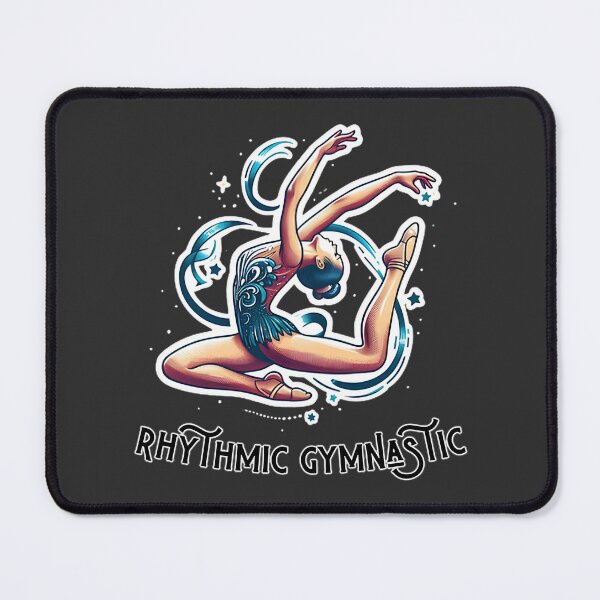 Item preview, Elegant Rhythmic Gymnastics Art Print - Perfect Gift for Gymnastics Enthusiasts designed and sold by NishanK.