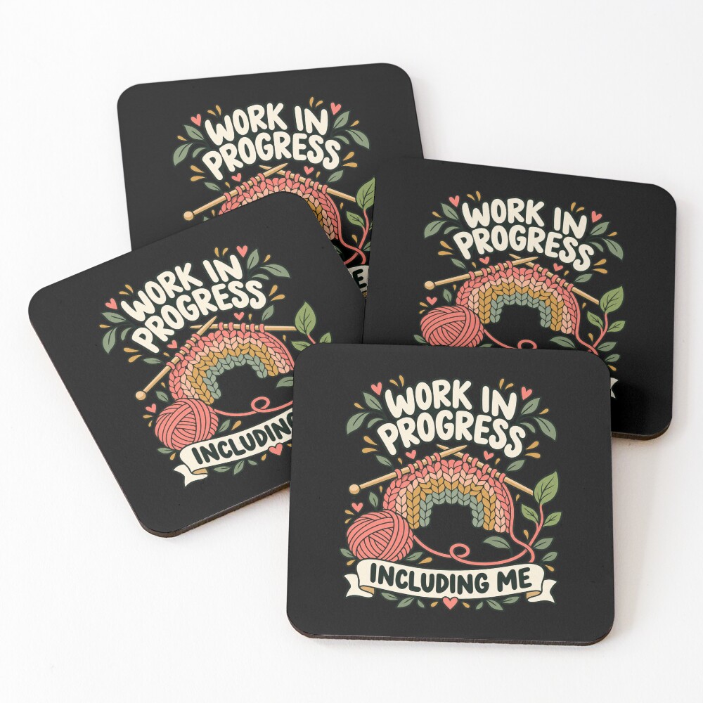 Item preview, Coasters (Set of 4) designed and sold by Text2tee.