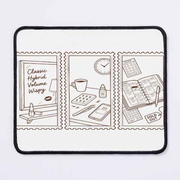Item preview, Lash Artist Life Aesthetic Cute Postage Stamps Design designed and sold by VibeBeauty.