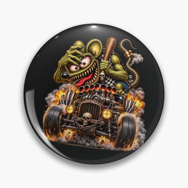 Artikelvorschau, Aufgeladenes Rat Rod Monster – Vintage Hot Rod Racing Kunstwerk entworfen und verkauft von artistwill.