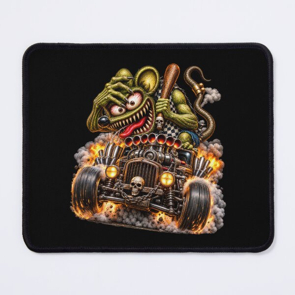 Item preview, Supercharged Rat Rod Monster – Vintage Hot Rod Racing Artwork designed and sold by artistwill.
