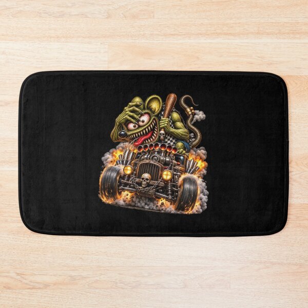 Artikelvorschau, Aufgeladenes Rat Rod Monster – Vintage Hot Rod Racing Kunstwerk entworfen und verkauft von artistwill.
