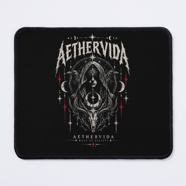 Item preview, Hooded Raven Occult - Gothic Third Eye Crow Skull Witchy T-Shirt designed and sold by Aethervida.