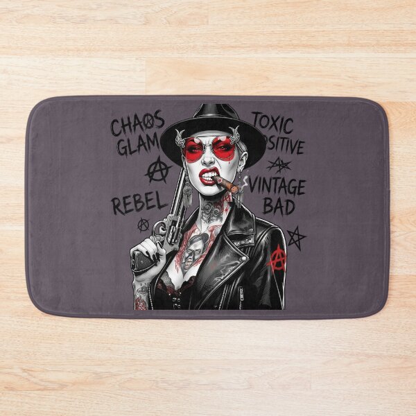 Item preview, Rebel Woman Gun Cigar Chaos Glam designed and sold by Voodoo Store Paranormal Collections.