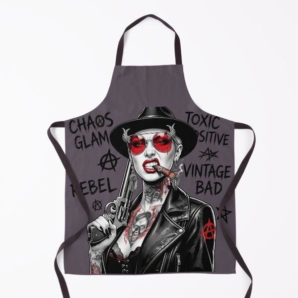 Item preview, Rebel Woman Gun Cigar Chaos Glam designed and sold by Voodoo Store Paranormal Collections.