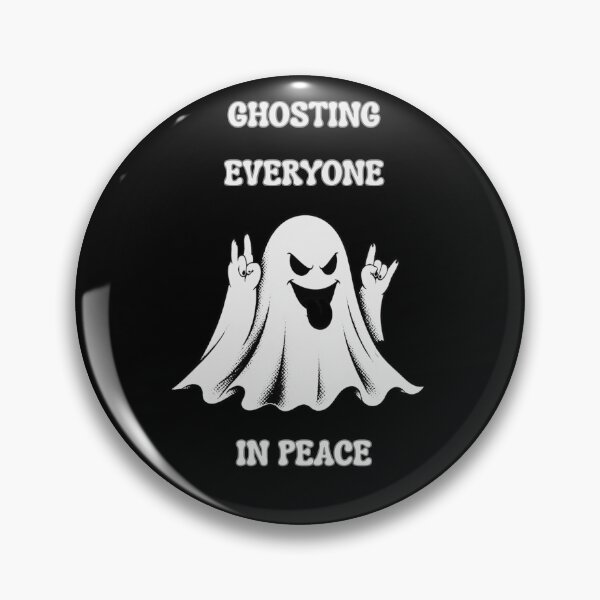Item preview, Ghosting Everyone in Peace Introvert Halloween Ghost designed and sold by T-version.
