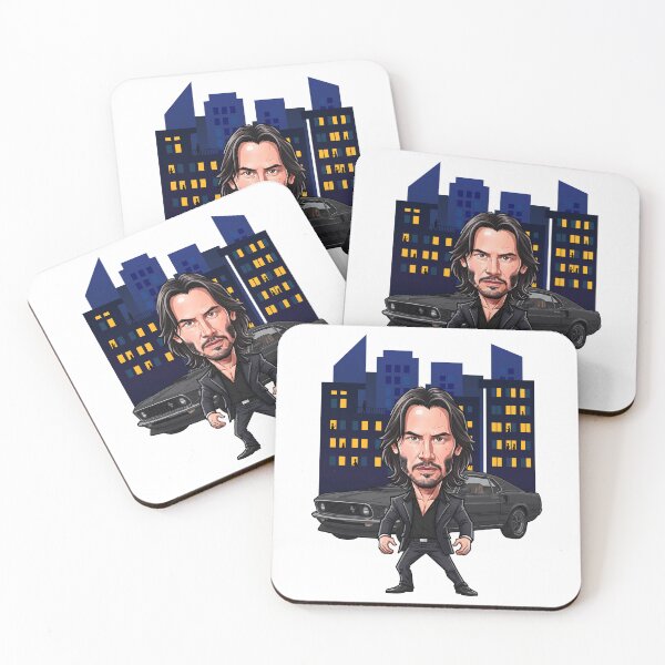 Item preview, City at night Keanu Reeves John Wick designed and sold by vectorlove.