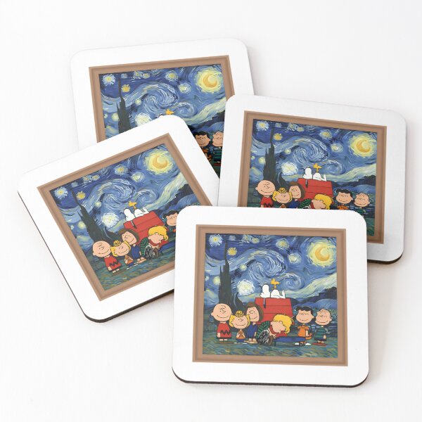 Item preview, Peanuts Snoopy Doghouse Starry Night designed and sold by Sapphirajorie.