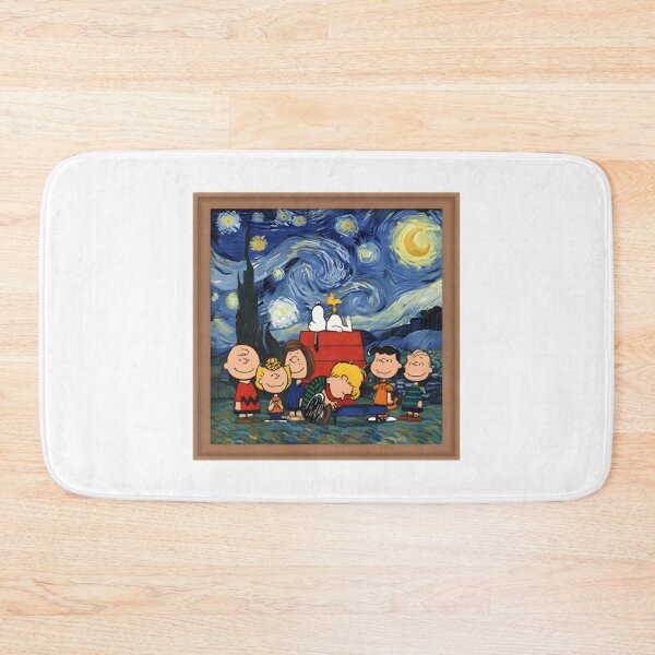 Item preview, Peanuts Snoopy Doghouse Starry Night designed and sold by Sapphirajorie.