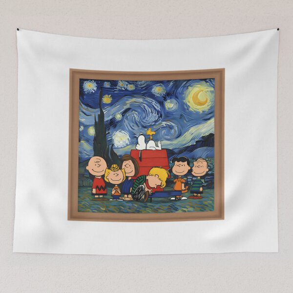 Item preview, Peanuts Snoopy Doghouse Starry Night designed and sold by Sapphirajorie.