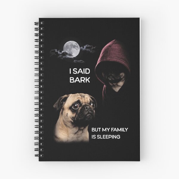 Item preview, Funny Pug Barking Moon Dog Lover Humor designed and sold by d247.