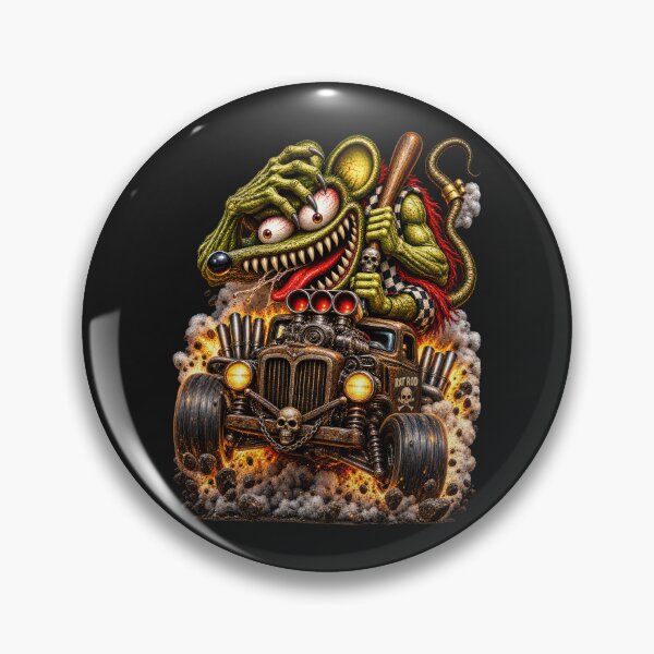 Artikelvorschau, Aufgeladenes Rat Rod Monster – Vintage Hot Rod Racing Kunstwerk entworfen und verkauft von artistwill.