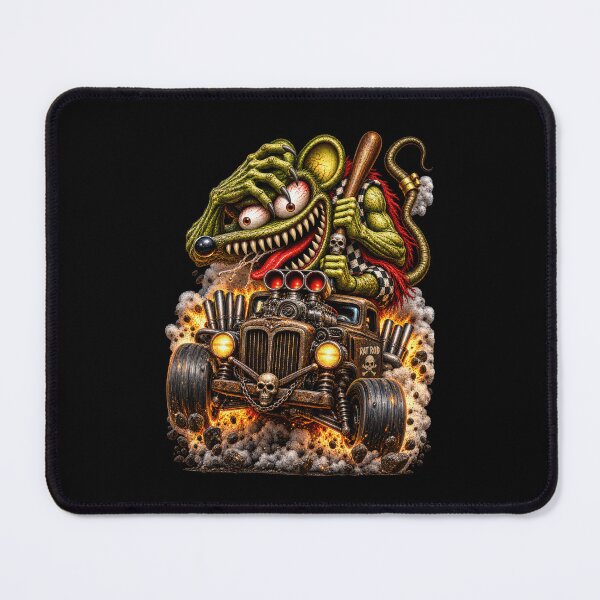 Artikelvorschau, Aufgeladenes Rat Rod Monster – Vintage Hot Rod Racing Kunstwerk entworfen und verkauft von artistwill.