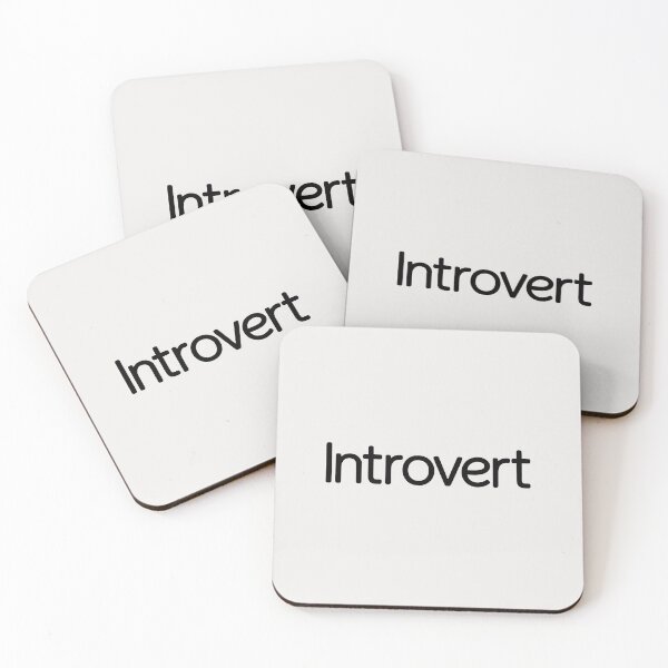 Item preview, Introvert – Minimalist Personality Typography designed and sold by Jollys-ArtShop.