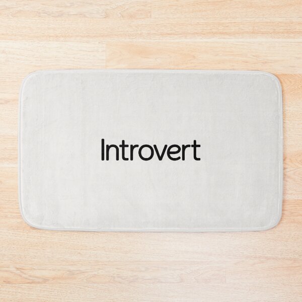 Item preview, Introvert – Minimalist Personality Typography designed and sold by Jollys-ArtShop.