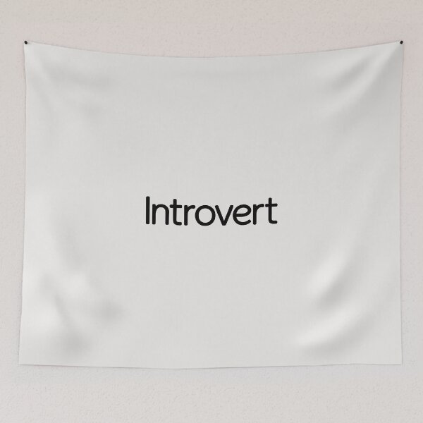 Item preview, Introvert – Minimalist Personality Typography designed and sold by Jollys-ArtShop.