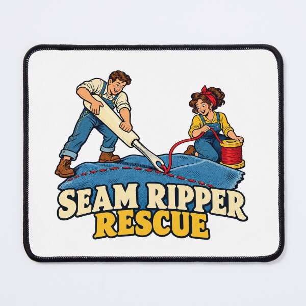 Item preview, Seam Ripper Rescue for Sewists designed and sold by Pixdot.