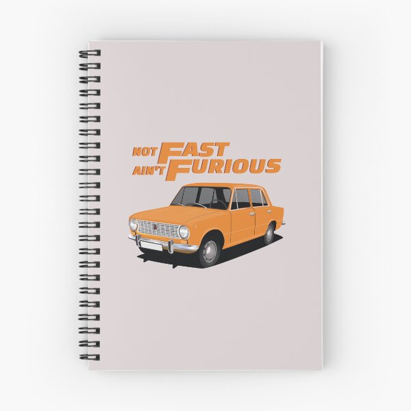 Item preview, Not Fast, Ain't Furious - Orange Lada 1200 designed and sold by knappidesign.