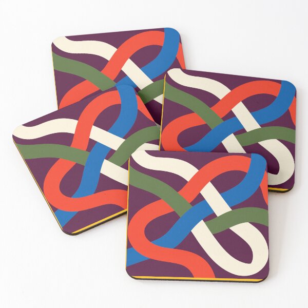 Item preview, Ribbon Weave – Modern Geometric Scarf designed and sold by astersgraphics.