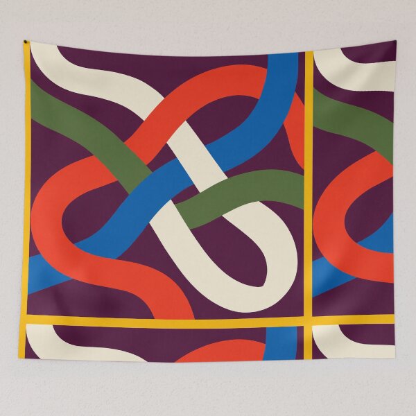 Item preview, Ribbon Weave – Modern Geometric Scarf designed and sold by astersgraphics.