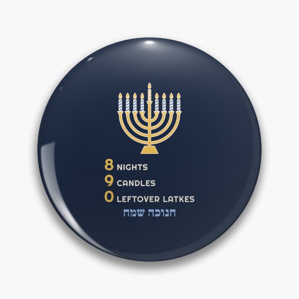 Item preview, 8 Nights, 9 Candles, 0 Leftover Latkes: Funny Hanukkah designed and sold by Diya & Dot.