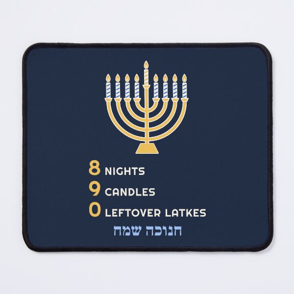 Item preview, 8 Nights, 9 Candles, 0 Leftover Latkes: Funny Hanukkah designed and sold by Diya & Dot.