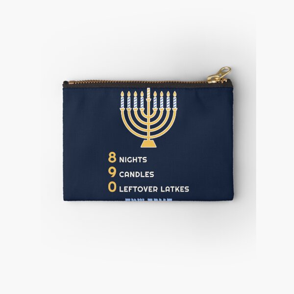 Item preview, 8 Nights, 9 Candles, 0 Leftover Latkes: Funny Hanukkah designed and sold by Diya & Dot.