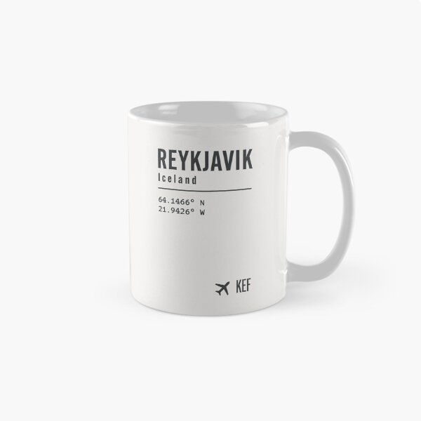 Item preview, Reykjavik Iceland Coordinates Travel Typography designed and sold by drTerrens.