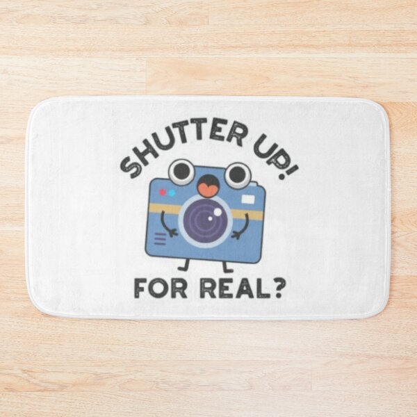 Item preview, Shutter Up Funny Camera Sticker – Photography Humor designed and sold by Shree shyam khatu ji.
