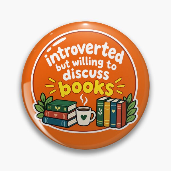 Item preview, Introverted but willing to discuss books designed and sold by Mochistar12.