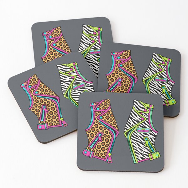 Item preview, Stay Iconic – Leopard & Zebra Neon Biker Vest designed and sold by Aimetoi.