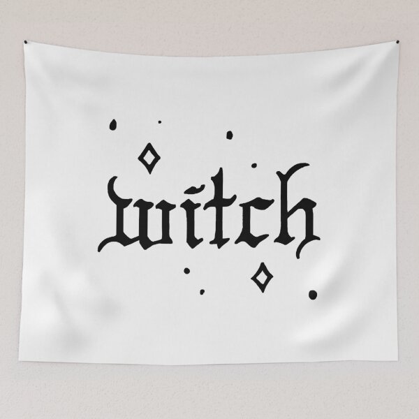 Item preview, Witch Inky Gothic Lettering – Dark Witchy Occult Aesthetic designed and sold by witchlingart.
