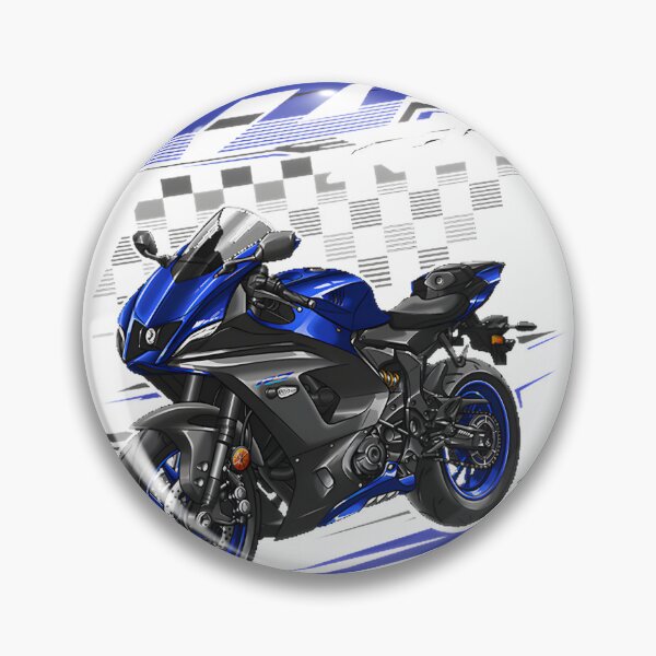 Artikelvorschau, Yamaha YZF R Team Blue Motorradfahrer-Grafikdesign entworfen und verkauft von area51design.